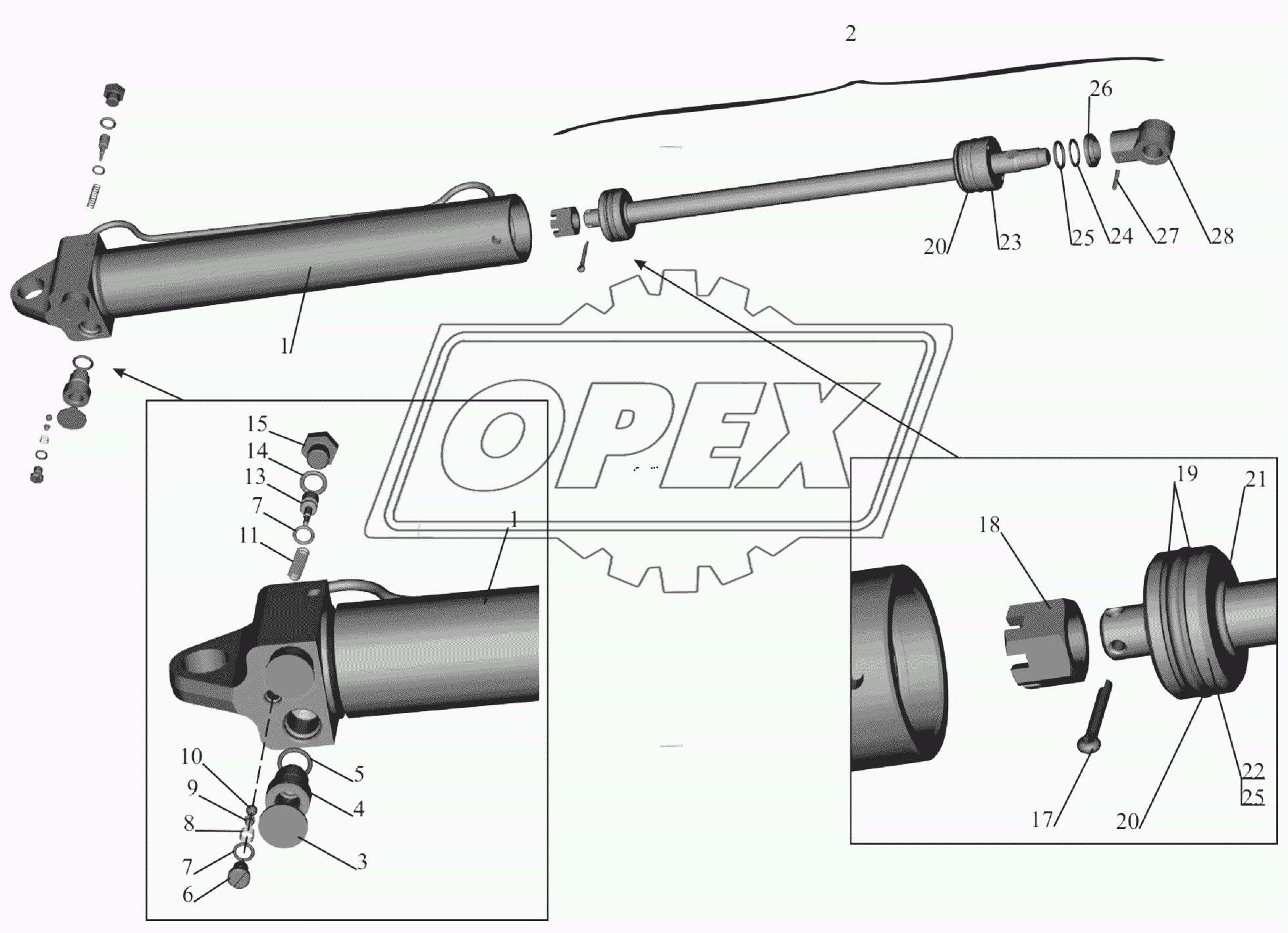 Гидроцилиндр 64221-5003010